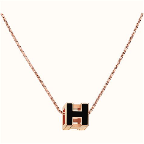 hermes cage h|Hermès Cage d'H Pendant Necklace .